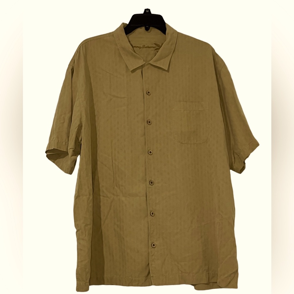 Tommy Bahama Mens XL short sleeve silk shirt